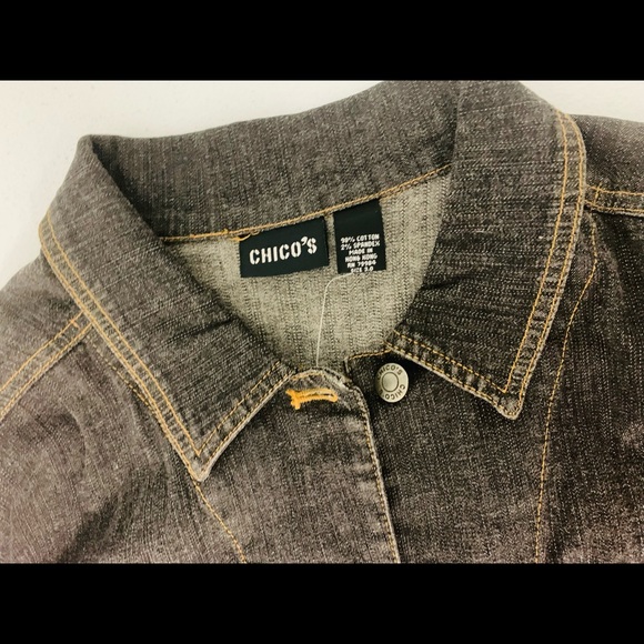 REDUCED AGAIN! JEANS jacket faded black new size 14 Long style - Picture 3 of 7